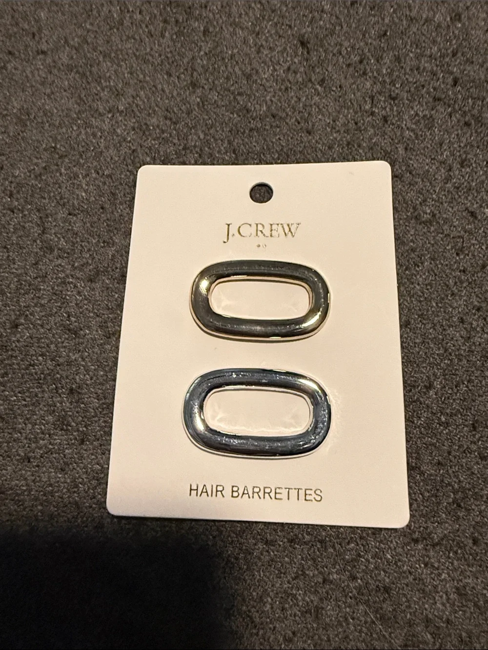 J. Crew hair barrettes, NWT